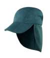 RC076X Result Fold Up Legionnaires Cap Bottle Green colour image